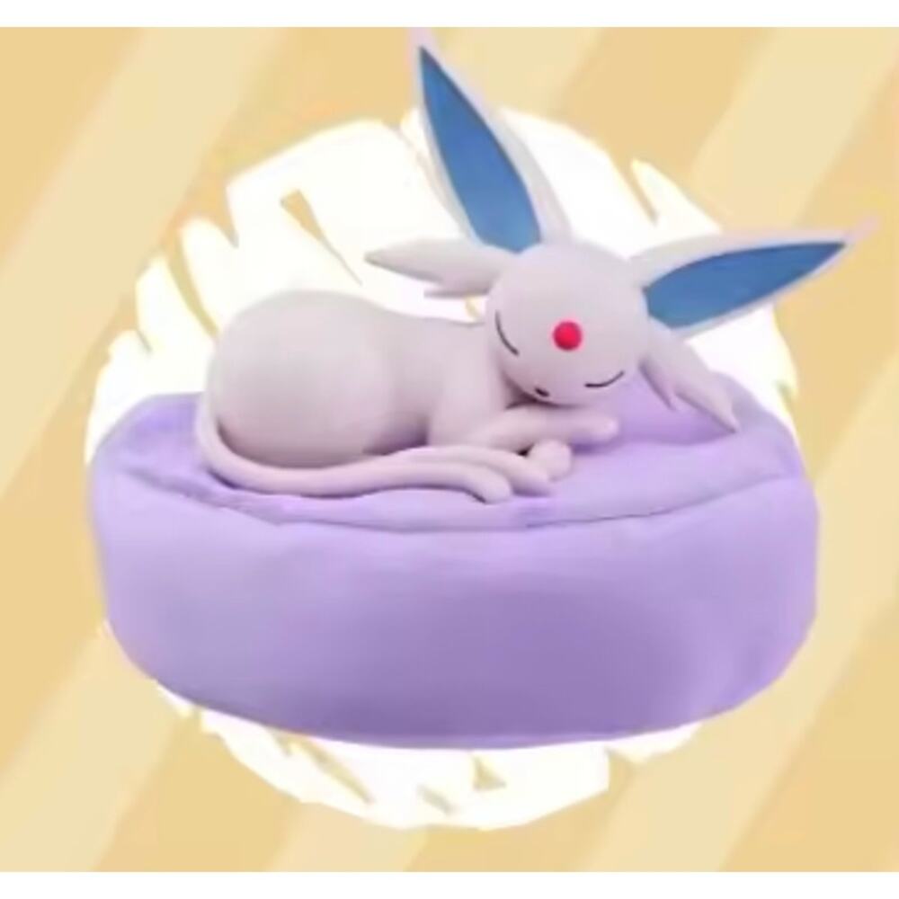 Pokemon, Espeon Sweet Dreams Sleeping Collectible Art Figure, New Open Blind Box